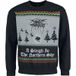 Darkthrone kersttrui - Holiday Sweater - A Sleigh In The Northern Sky - S tot XXL - pour Hommes - noir