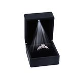 ZADAWERK® Ringbox - met LED - zwart