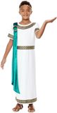 Smiffys Deluxe Boys Roman Empire Kinder Kostuum - Wit - 9 jaar