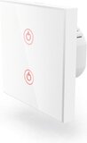 Hama Slimme lichtschakelaar - WLAN - Inbouw - Touch - Voor 2 lampen - Wit