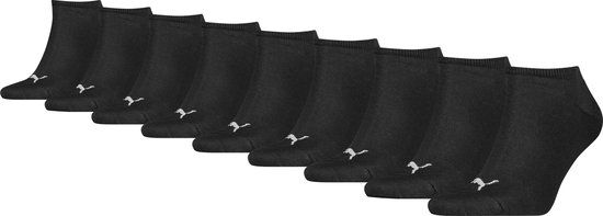 Puma Sneakersokken Plain 12-pack Zwart - Maat 38