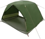vidaXL Backpacking Tent 2-persoons Groen Polyester met PU Coating