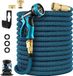 Tuyau d'arrosage flexible sans marque - 45 m bleu