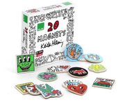 Vilac magneten Keith Haring - 20 houten kunstmagneten voor kinderen