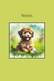 Amico the Cavoodle Notebook: Cute Watercolor Cavapoo Journal