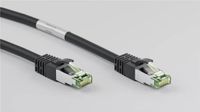 Merkloos LogiLink CAT8.1 S/FTP PIMF LSZH 0.5M Zwart Netwerkkabel