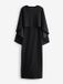 Next - Dames - Lange jurk met cape - Zwart