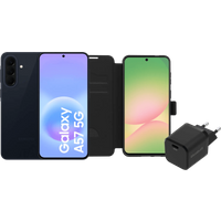 Samsung Galaxy A57 256GB Donkerblauw 5G + Basis Accessoirepakket