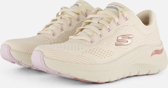 Skechers Arch Fit 2.0 - Big League - Dames Sneakers - Naturel