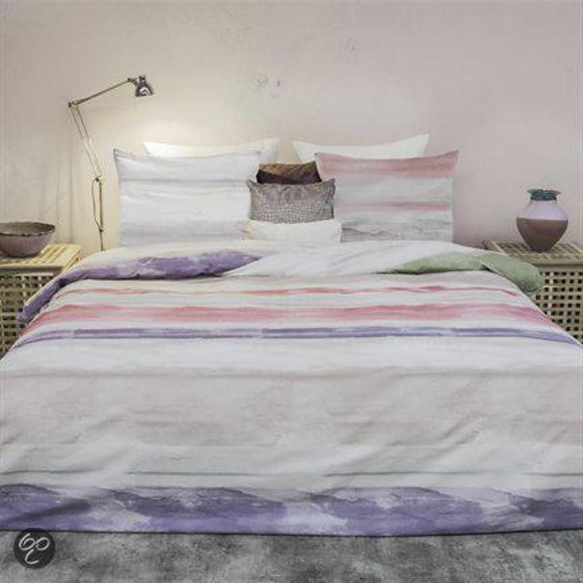 Heckett & Lane HnL Pure Cotton Tijn Dekbedovertrek - Litsjumeaux - 240x200/220 cm - Rood