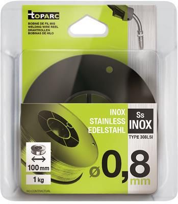 Bobijn 100mm O0 8mm 1kg rvs- 5193086616