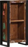 vidaXL Nachtkastje 40x30x80 cm massief gerecycled hout bruin