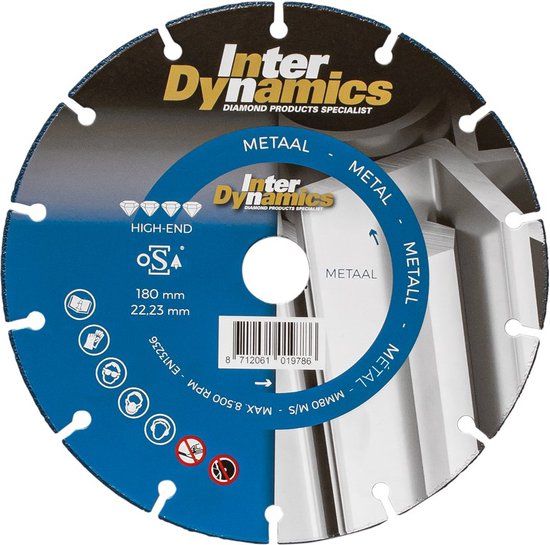 InterDynamics diamantzaagblad - 125x22,23mm
