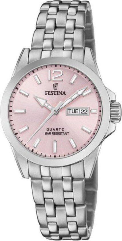 Festina Dameshorloge F20455/2 - Roze - Staal - 18 cm