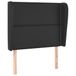 VidaXL Hoofdbord met randen 103x23x78/88 cm kunstleer zwart