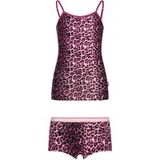 Vingino Girls G-so26-1 Animal Singlet Set Underwear Set Aster Pink Taille: XL