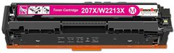 HP 207X cartouche de toner magenta pour HP W2213X, 2450 pages, emballage individuel