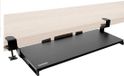 Bol Tiroir Clavier Souris Extensible - Poste de Travail Ergonomique Bureau Maison - Noir