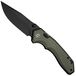 Civivi Elite Brova CE25093-3, Blackwashed CPM S35VN, Forest Green Aluminum zakmes