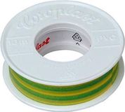 Kopp Rollen PVC tape 15 mm 10 geel/groen 2 stuks