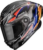 Scorpion EXO-Race Air Move On FIM 2 Helm - Zwart/rood/blauw - Maat M
