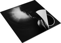 Chefcare Inductie Beschermer Boeddha Beeld - Zwart Wit - 78x78 cm