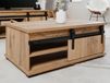 MANNY Table basse rectangulaire 100 cm chêne flagstaff
