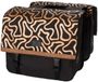 Fastrider Nara Dubbele Fietstas Trend - 33 Liter - Zwart