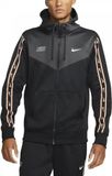 Nike NSW Repeat SPk Fz Hoody Iron Grey/Black/Sesame L