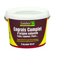 SOLABIOL Engrais Complet & Universel - Mini-Granulés - 5kg
