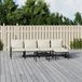 Maison Exclusive - Tuinset pour 6 personnes avec coussins couleur sable, en acier