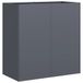 VidaXL Plantenbak Staal Antraciet 80x40x80 cm