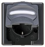 Heinrich Kopp GmbH Kopp APWG Blue Electric 1033.1500.7, geaarde stekkerdoos, antracietkleurig