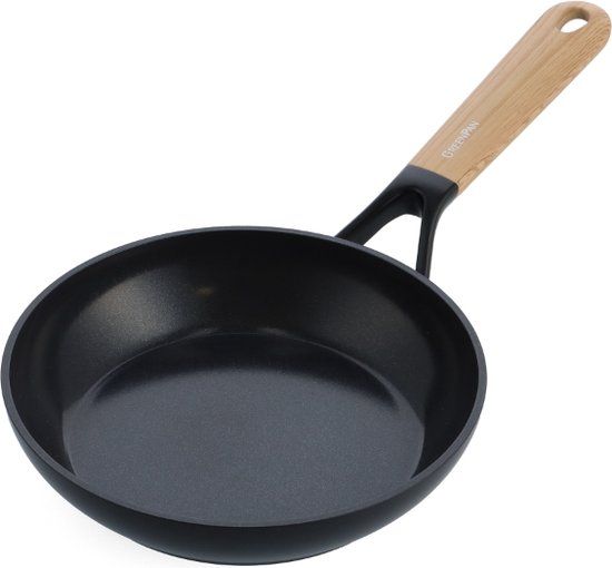 GreenPan Eco-Smartshape Braadpan Light Wood - 20cm - Zwart