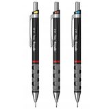 rOtring Tikky-vulpotlood | zwarte cilinder | 3-delige set