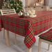 PETTI Artigiani Italiani - Kerst Tafelkleed Vlekbestendig Rechthoekig Tafelkleed voor Keuken, Motief Tartan, 140x360 cm, 100% Made in Italy