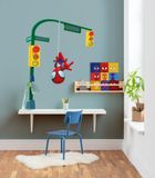 Komar Muursticker - Spidey en zijn geweldige vrienden Lampschommel - Formaat 50 x 70 cm