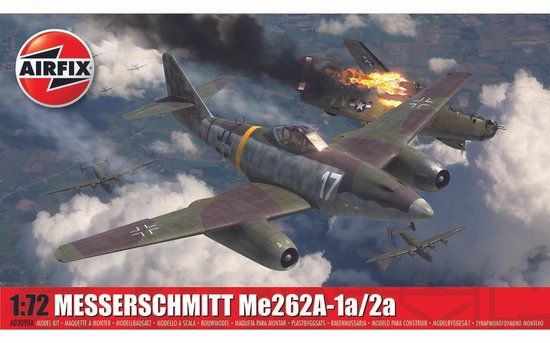 Airfix Modelbouwpakket Vliegtuigen - 03090A Messerschmitt Me 262A-1a/2a - Plastic - 1:72