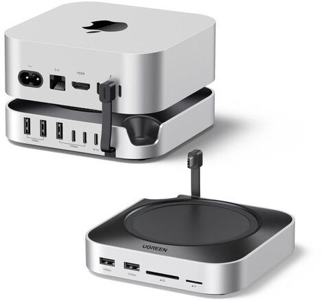 Ugreen 85883EU interface hub Thunderbolt 5 120000 Mbit/s Zwart, Grijs