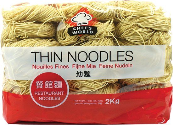 Chef's world Restaurant Noodles Dunne Noedels - 2kg