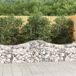 Maison Exclusive - Geknoopte gaasbakken, 11 stuks, 200x50x60/80 cm, verzinkt staal