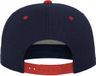 FLEXFIT Classic snapbackpet in twee kleuren FL6089MT - NAVY / RED - One size