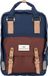 Doughnut Macaroon Jungle Backpack 14 inch Navy