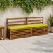 vidaXL - 1-delig - Bankkussen - VUGHT - 100% Polyester - Felgroen