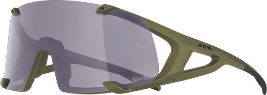 Alpina Hawkeye Q-Lite V Sport Glasses - Olive Green - Unisex