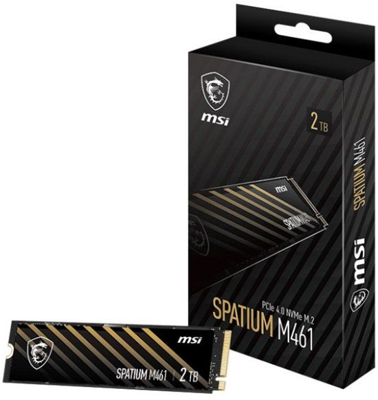 MSI SPATIUM M461 PCIe 4.0 NVMe M.2 2TB