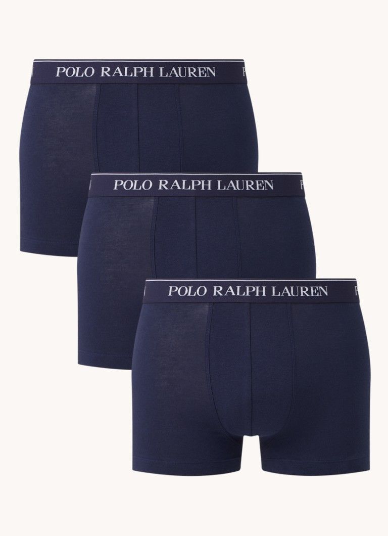 Ralph Lauren Boxershorts 3-pack with logo waistband
