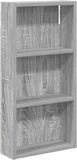 vidaXL Badkamer wandkast Grijze Sonoma 30 x 10 x 60,5 cm