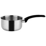Fagor Alaia Inductiekookpan, 14 cm, 1,1 liter, roestvrij staal 18/10, melkpan met drielaagse bodem, geschikt voor alle keukens, glaskeramiek, gas, vaatwasser