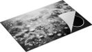 Chefcare Inductie Beschermer Rode Bloemen - Zwart Wit - 81,6x52,7 cm